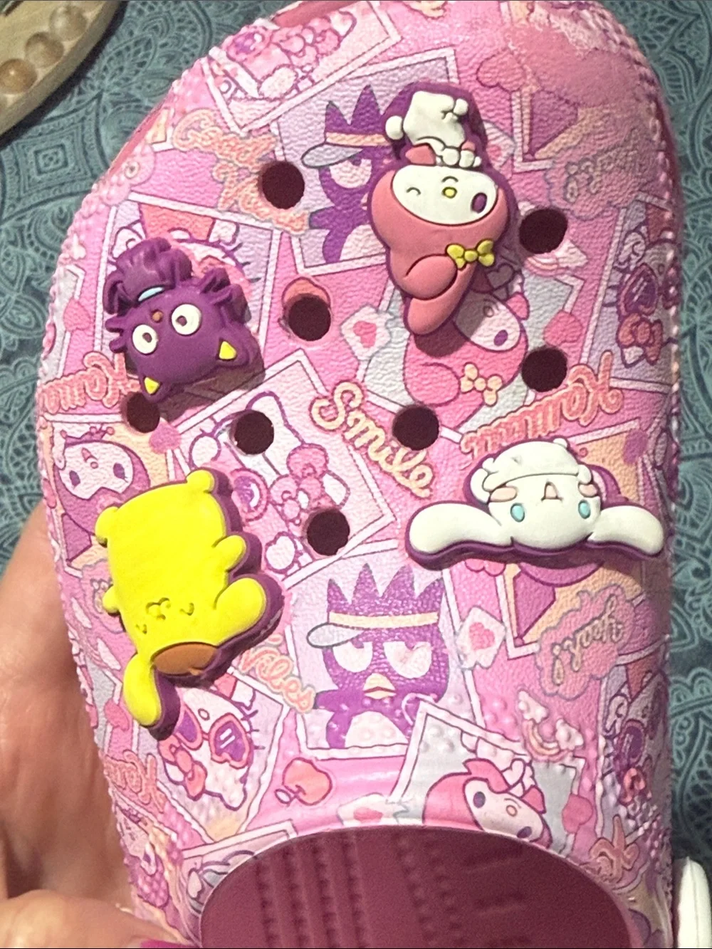 Sanrio Hello Kitty & Friends Pink Kids' Crocs with Jibbitz